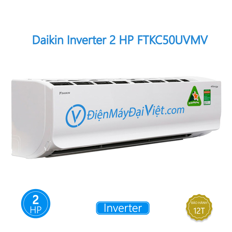 Máy Lạnh Daikin Inverter 2 HP FTKC50UVMV