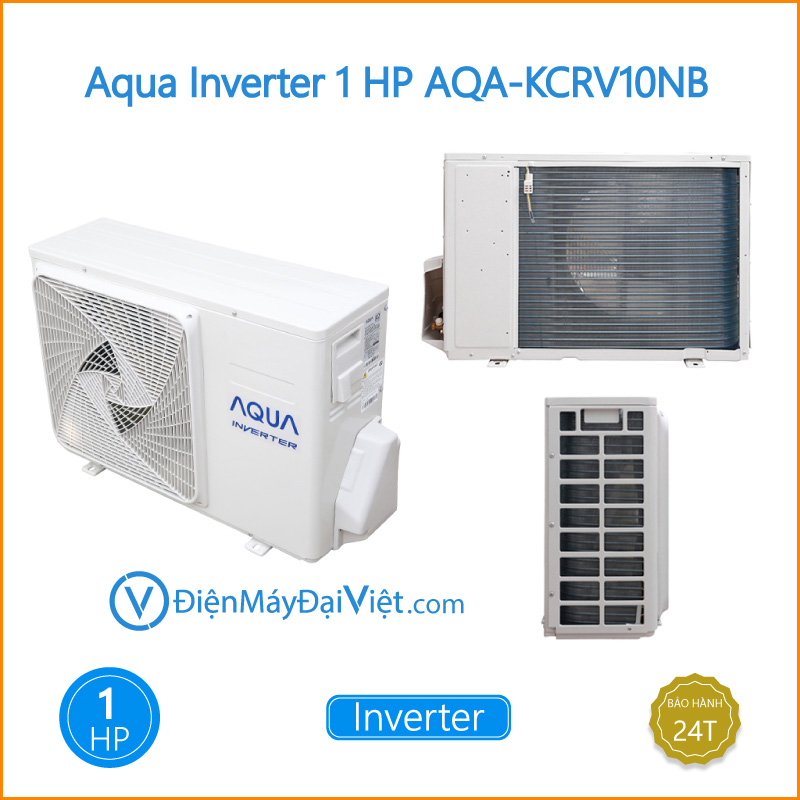 Máy lạnh Aqua Inverter 1 HP AQA KCRV10NB Dien May Dai Viet 1