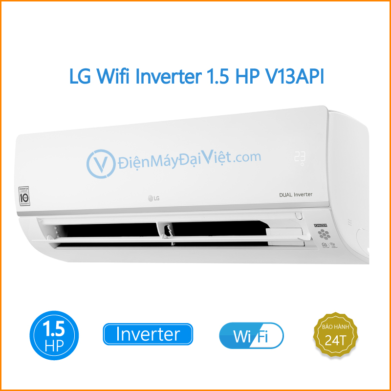 Máy lạnh LG Wifi Inverter 1.5 HP V13API Dien May Dai Viet