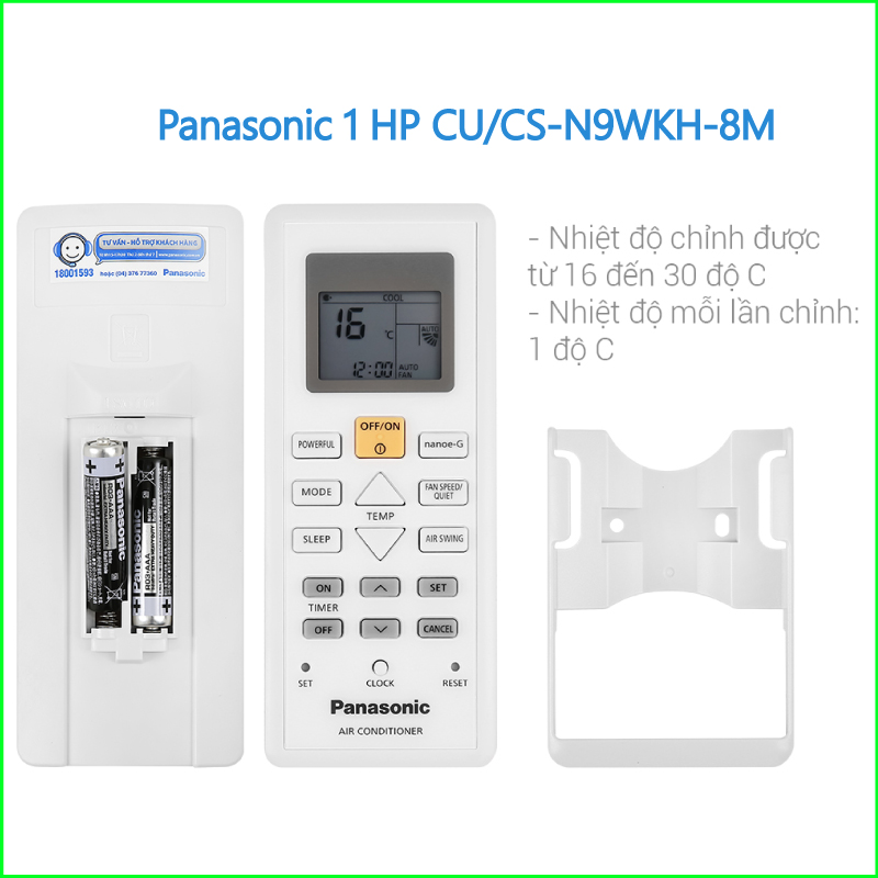 Máy lạnh Panasonic 1 HP CUCS N9WKH 8M 3