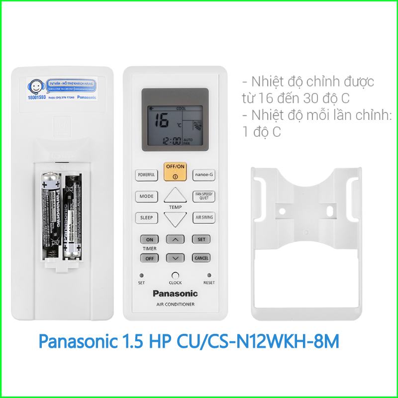 Máy lạnh Panasonic 1.5 HP CU CS N12WKH 8M 3