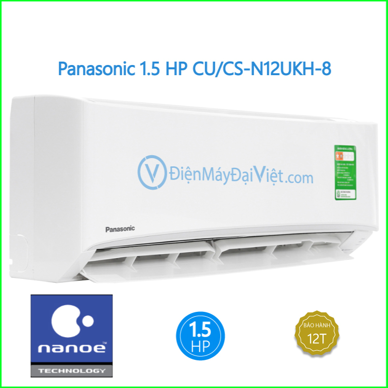 Máy lạnh Panasonic 1.5 HP CUCS N12UKH 8 1