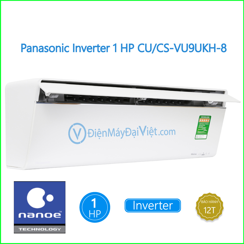 Máy lạnh Panasonic Inverter 1 HP CUCS VU9UKH 8