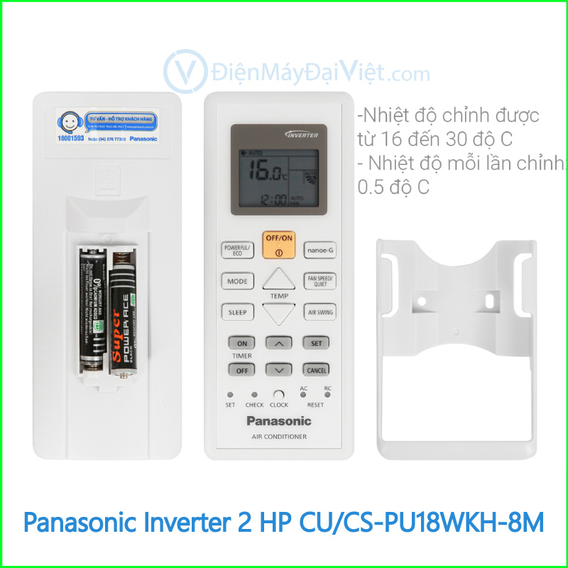 Máy lạnh Panasonic Inverter 2 HP CUCS PU18WKH 8M 3