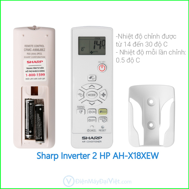Máy lạnh Sharp Inverter 2 HP AH X18XEW 3