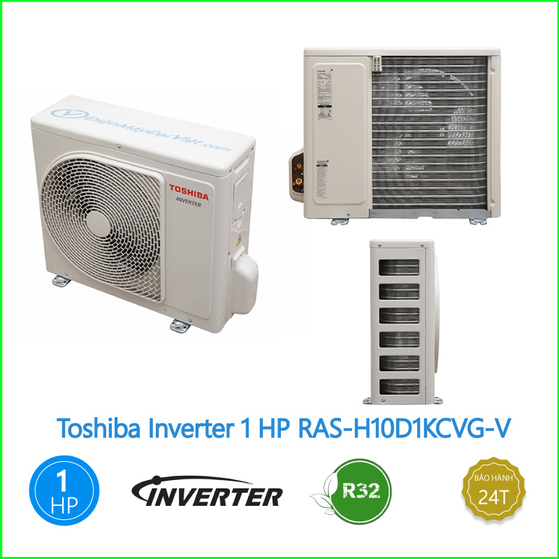 Máy lạnh Toshiba Inverter 1 HP RAS H10D1KCVG V 2