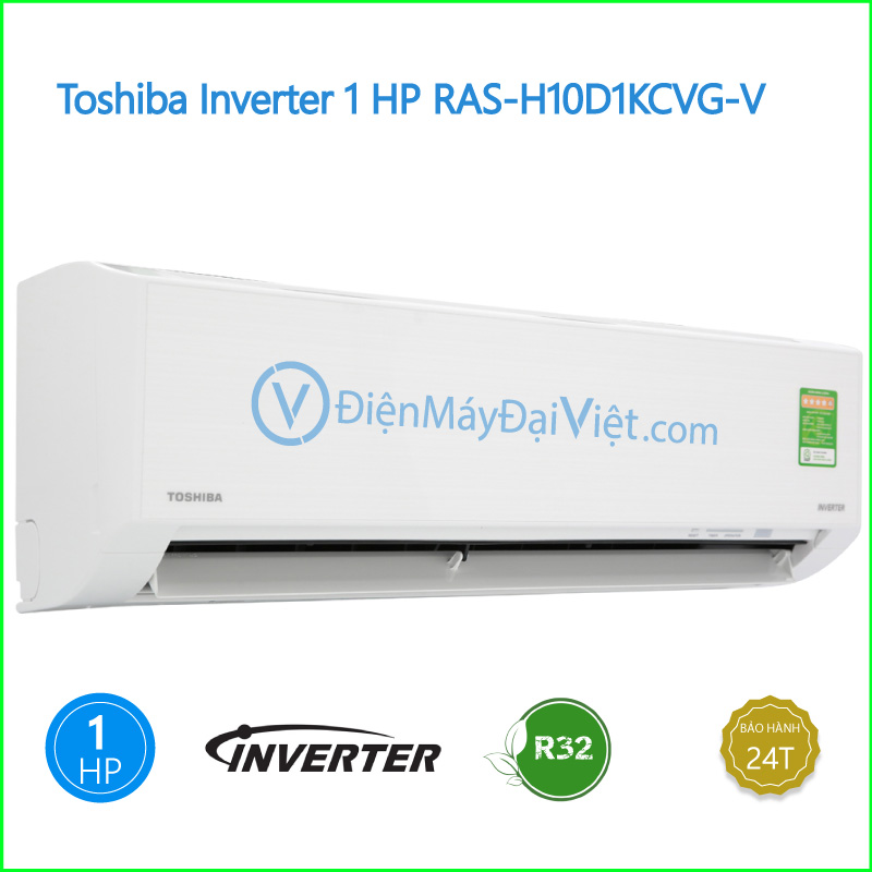 Máy lạnh Toshiba Inverter 1 HP RAS H10D1KCVG V