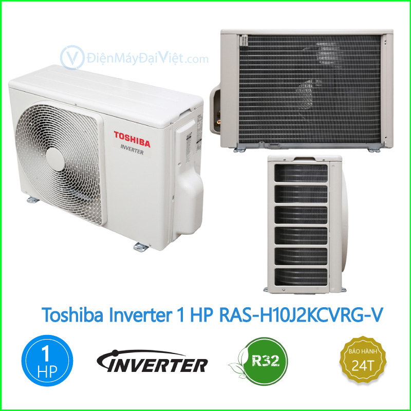 Máy lạnh Toshiba Inverter 1 HP RAS H10J2KCVRG V 2