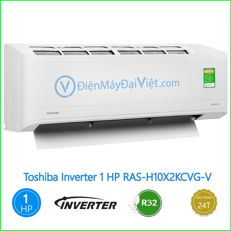 Máy lạnh Toshiba Inverter 1 HP RAS H10X2KCVG V