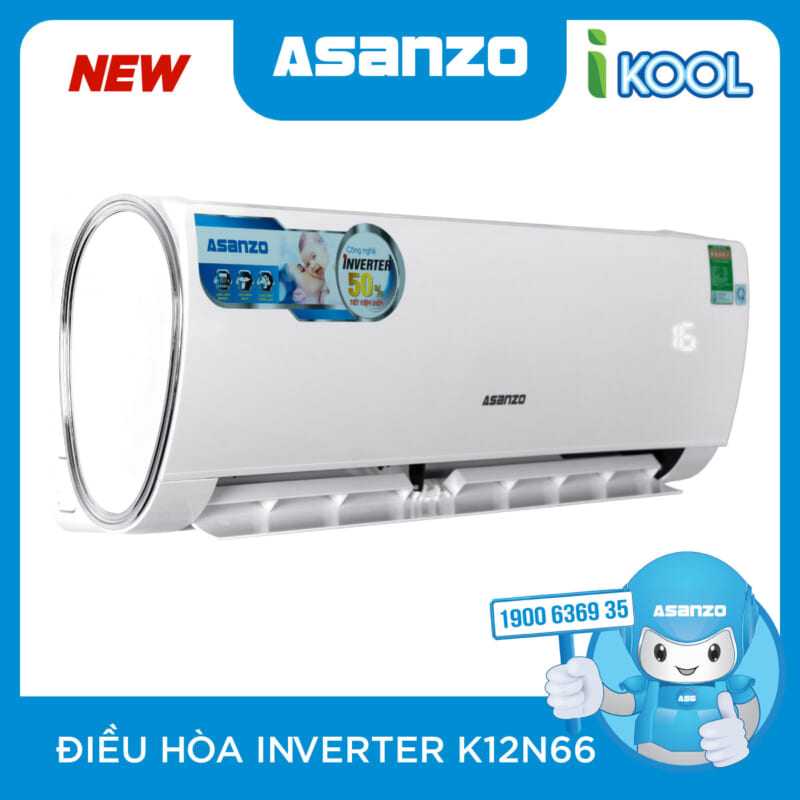 May Lanh Asanzo 1.5HP INVERTER K12N66 GAS 410 Chinh Hang 4