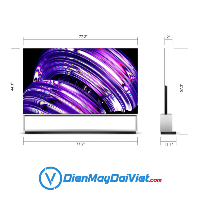 Smart Tivi OLED LG 8K 77 Inch 77Z2PSA 2022 Moi Nhat 8k120HzWebOS 5