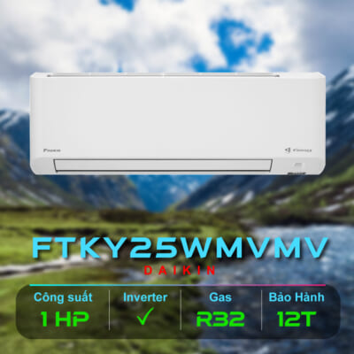 May Lanh Daikin Inverter 1 HP FTKY25WMVMV Chinh Hang 1