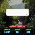 Máy Lạnh Sharp 1.5 HP Inverter AH-X13DEW Chính Hãng (12000 BTU/ R32/ Làm Lạnh Nhanh)