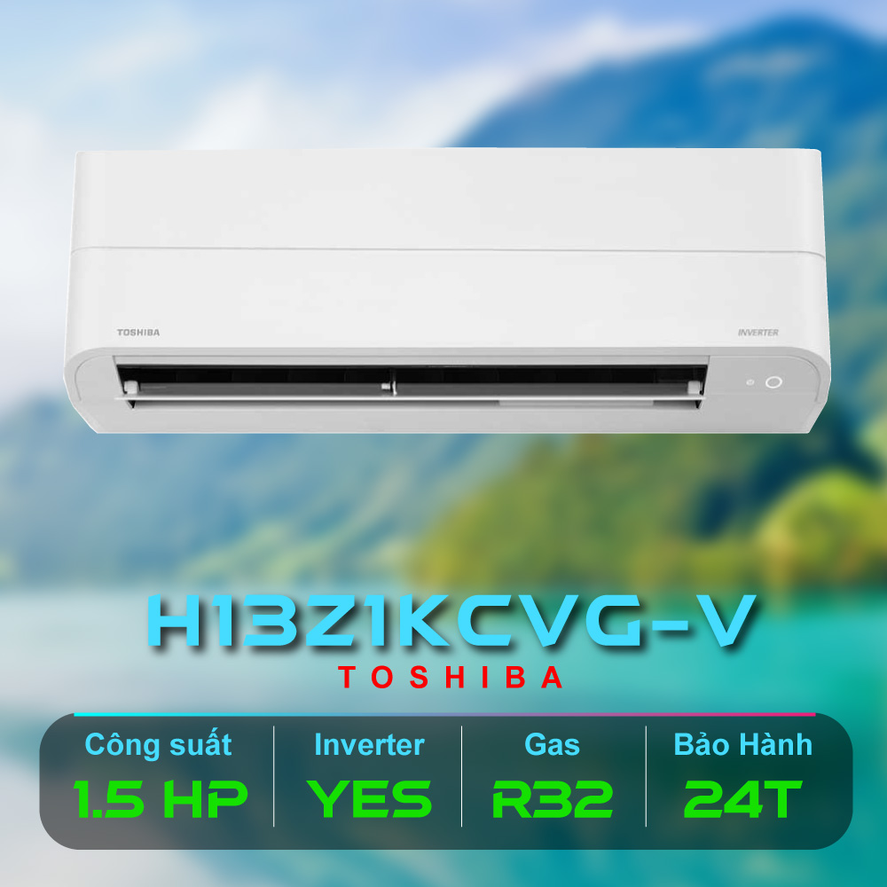 May Lanh Toshiba Inverter 1.5 HP RAS H13Z1KCVG V Chinh Hang Gas R32 Model 2023 1