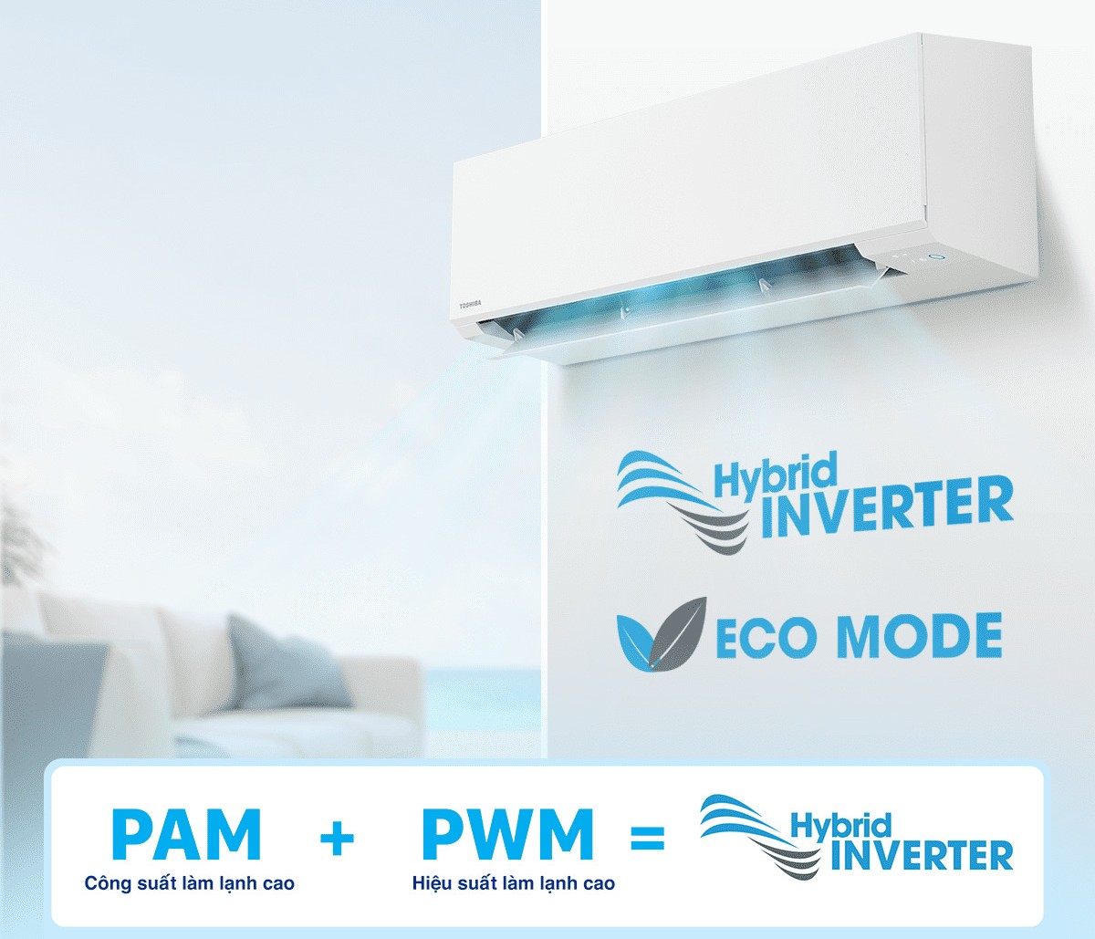Máy Lạnh Toshiba RAS-H13F2KCVG-V 1.5HP Inverter